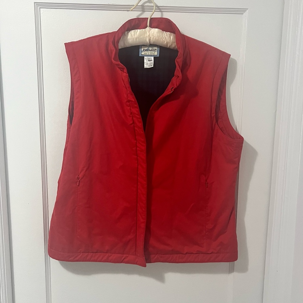 Pendleton Red Women's Vest